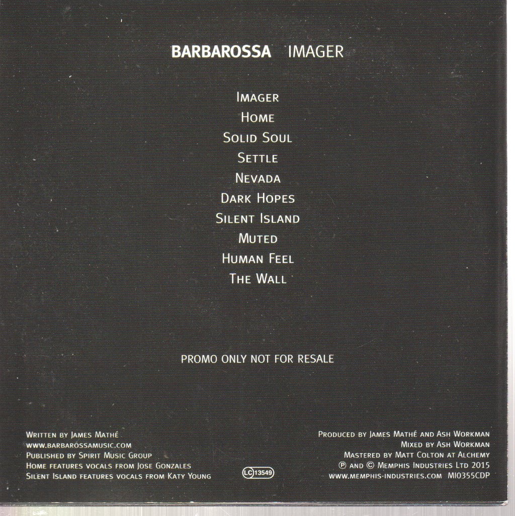 Barbarossa - Imager - Cd