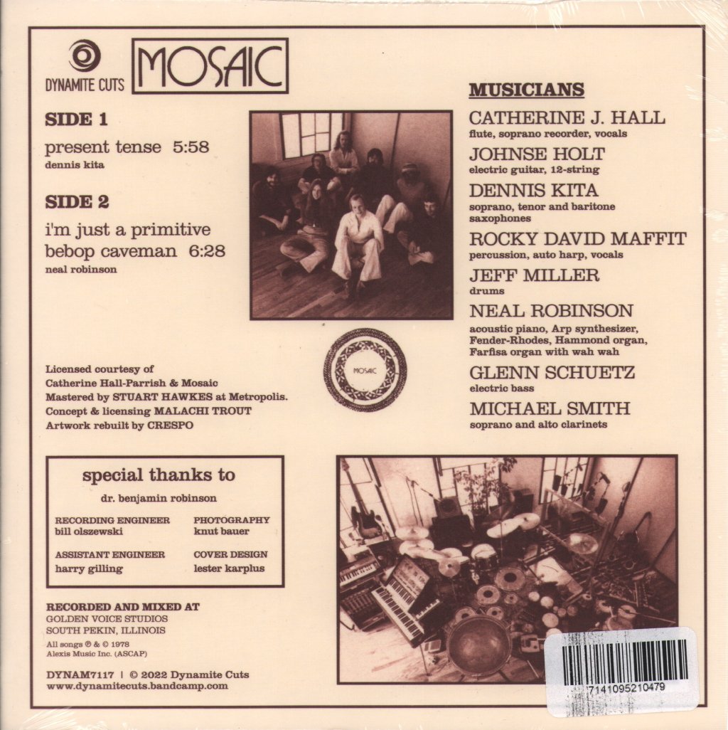 Mosaic - Present Tense - 7 Inch