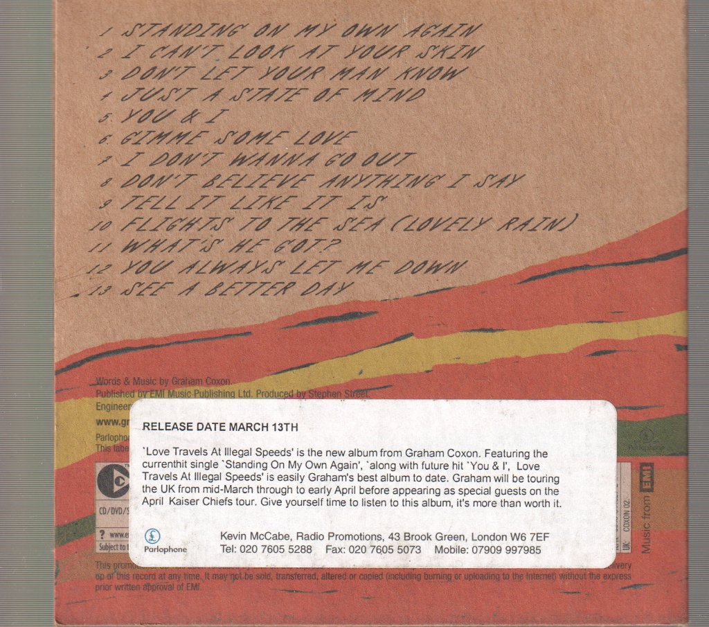 Graham Coxon - Love Travels At Illegal Speeds - Cd