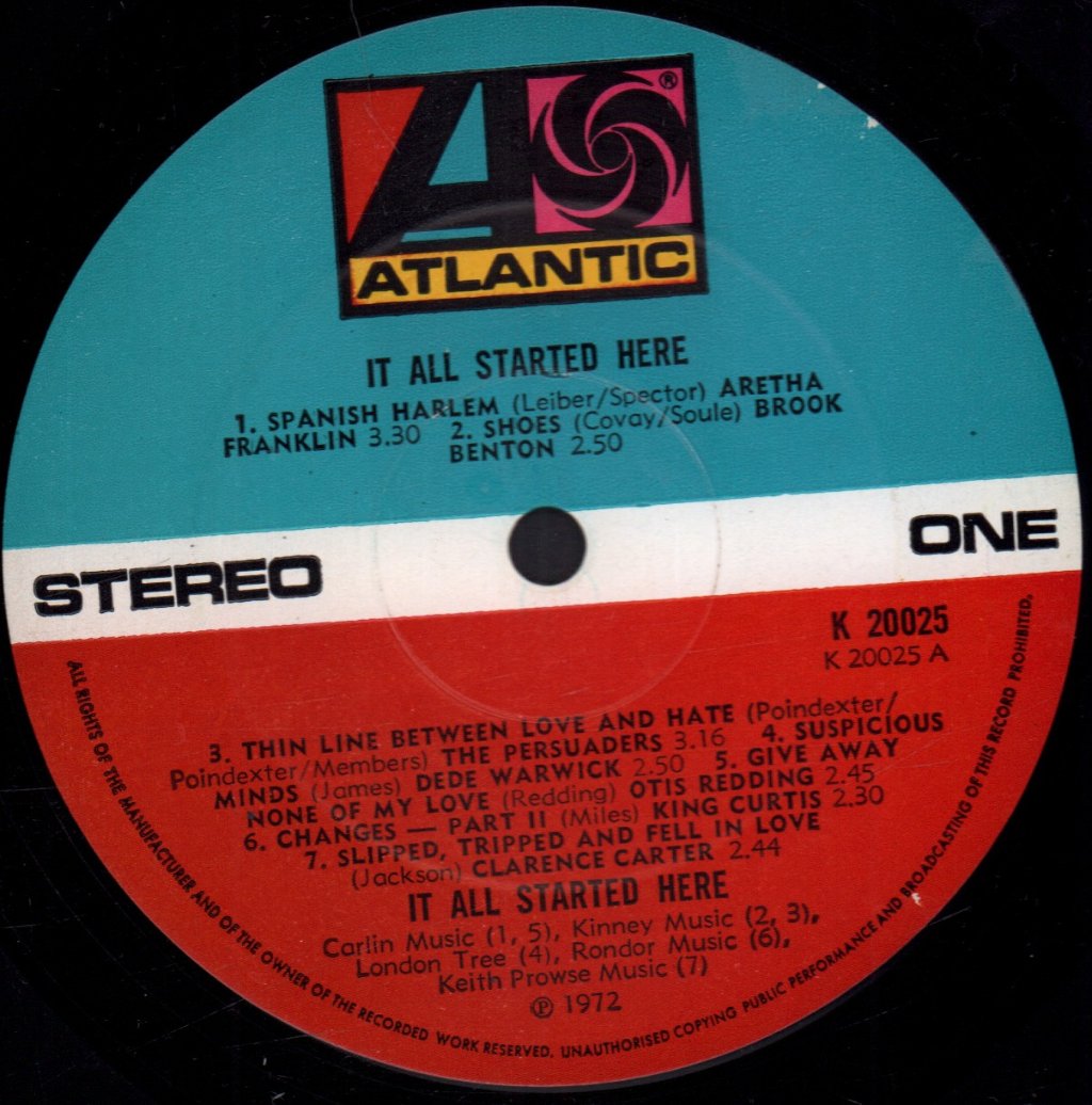 Various Artists - It All Started Here - Lp