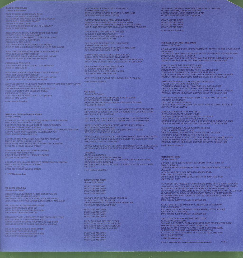 Beatles - 1967-1970 - Double Lp