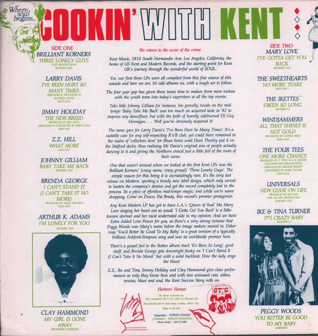 Various Artists - Cookin' With Kent - Lp