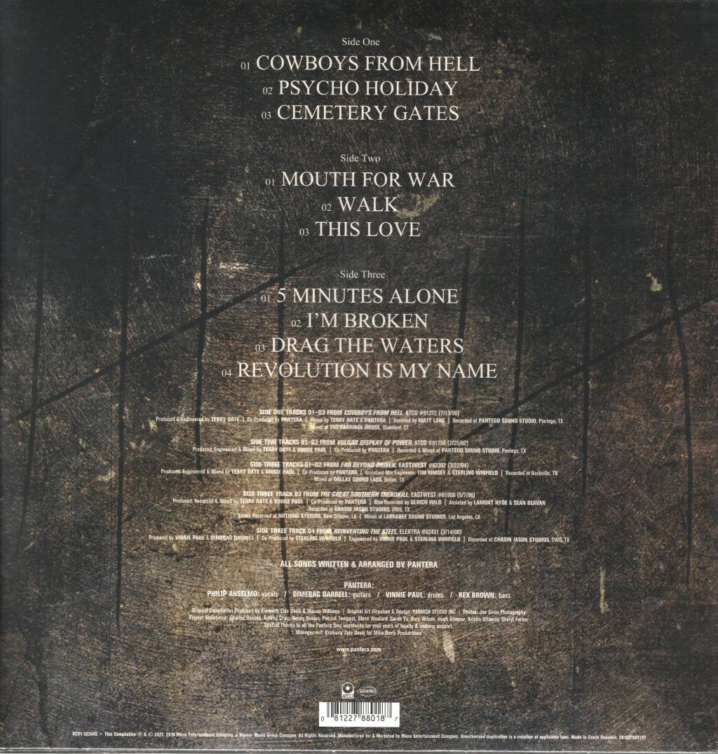 Pantera - 1990-2000 A Decade Of Domination - Double Lp
