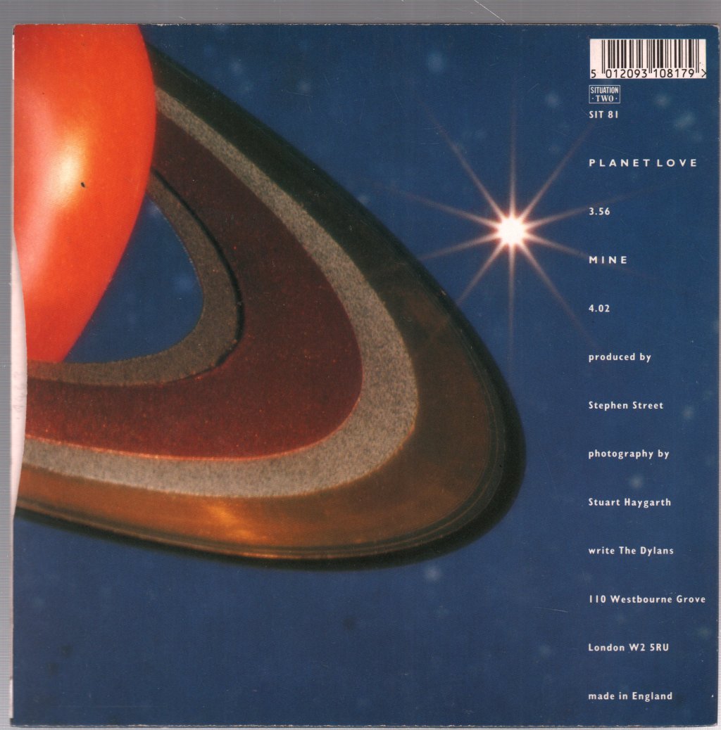 Dylans - Planet Love - 7 Inch
