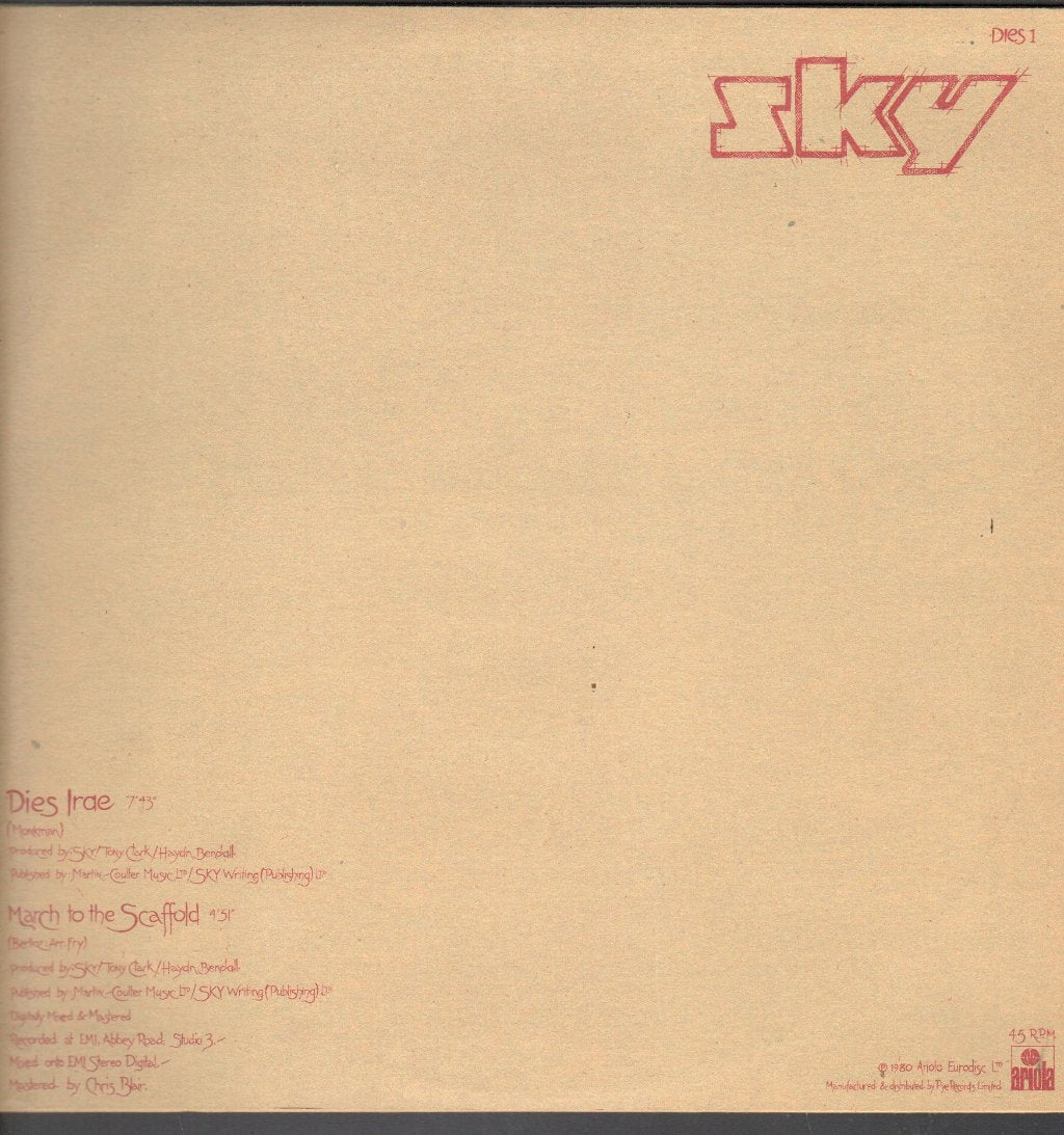 Sky - Dies Irae - 12 Inch