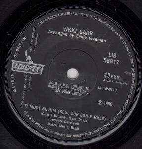 Vikki Carr - It Must Be Him - 7 Inch