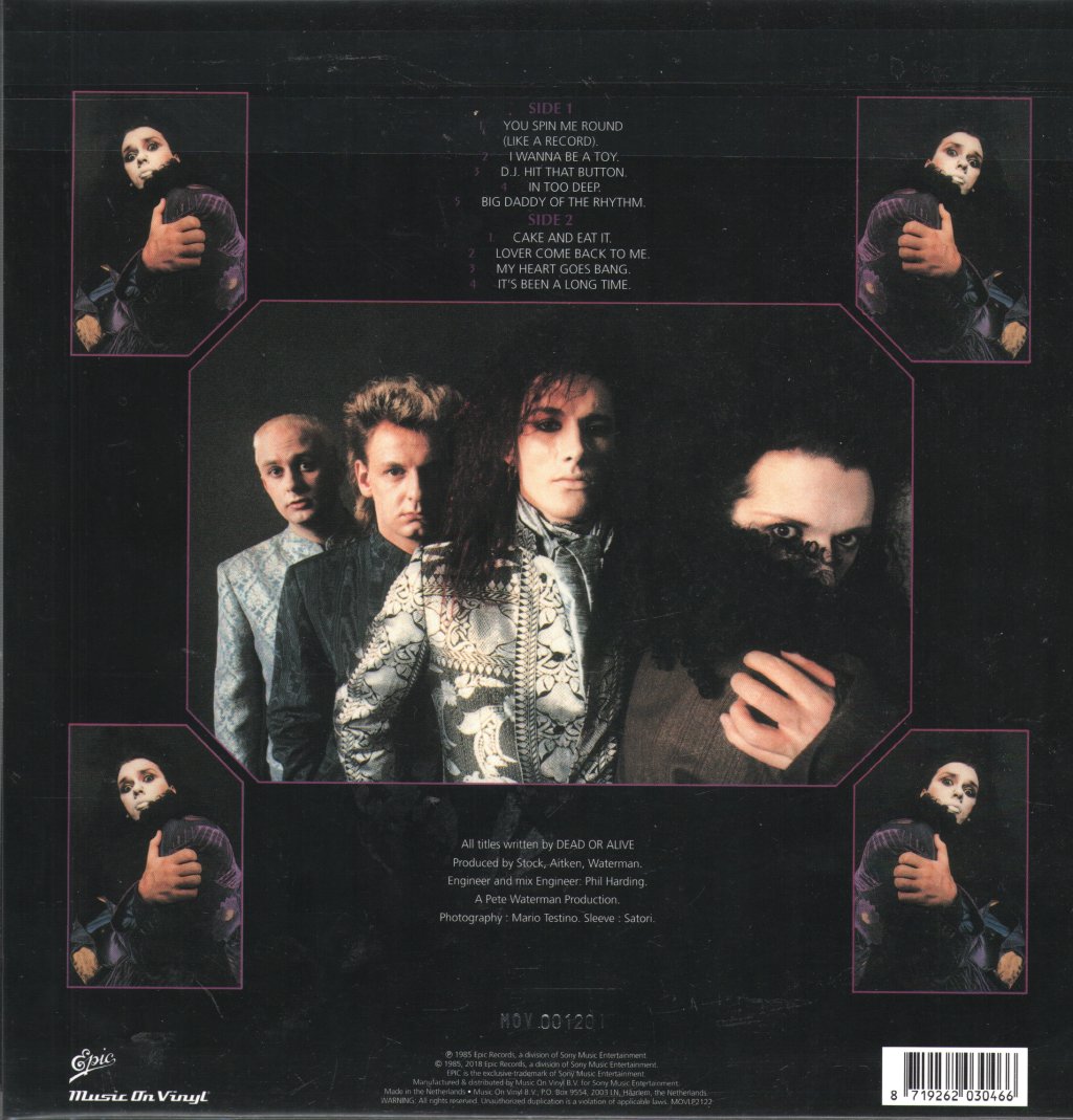 Dead Or Alive - Youthquake (40th Anniversary) - Lp