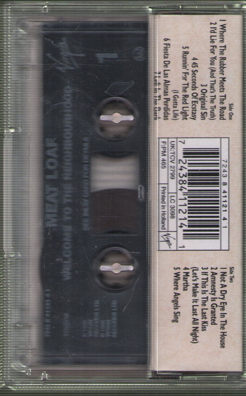 Meat Loaf - Welcome To The Neighbourhood - Cassette