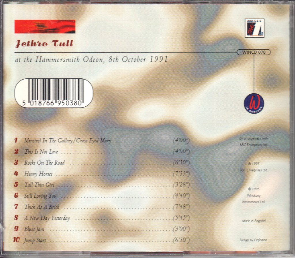 Jethro Tull - In Concert - Cd