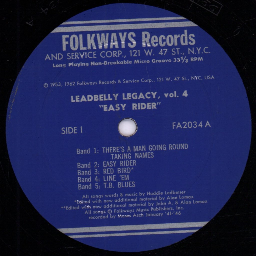 Leadbelly - Easy Rider (Leadbelly Legacy Volume Four) - Lp