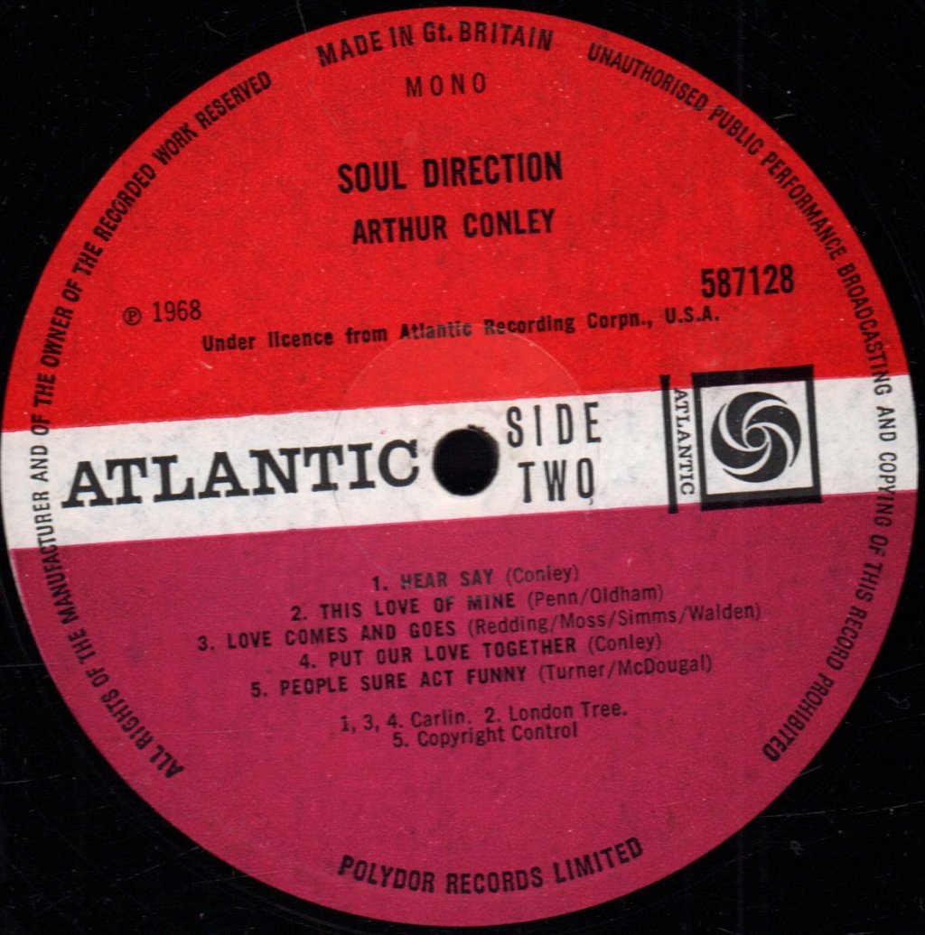 Arthur Conley - Soul Direction - Lp