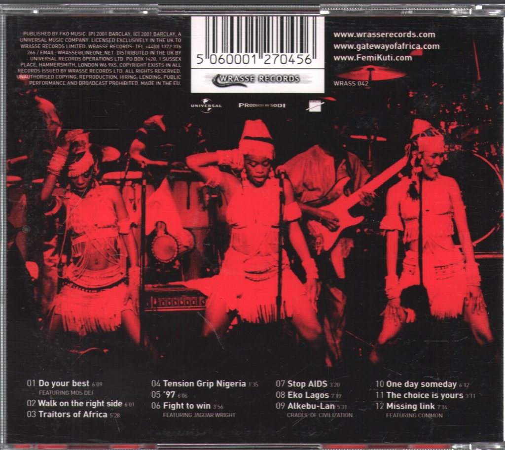Femi Kuti - Fight To Win - Cd