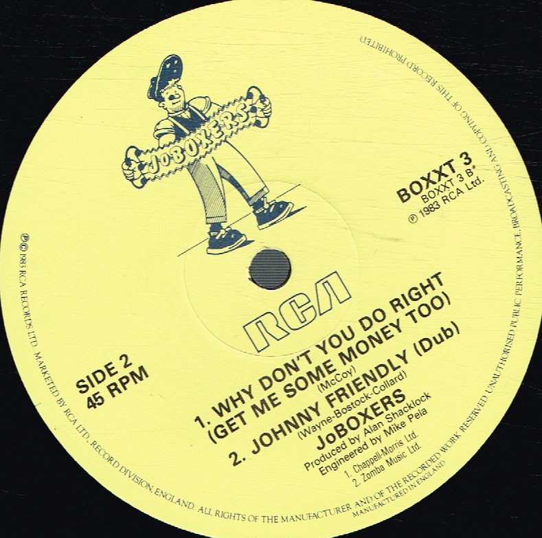 Joboxers - Johnny Friendly - 12 Inch