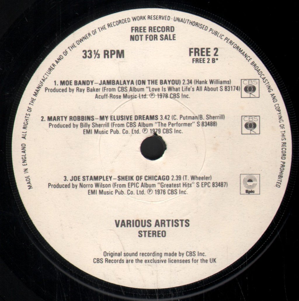 Various Artists - Fresh Country Cream - 7 Inch