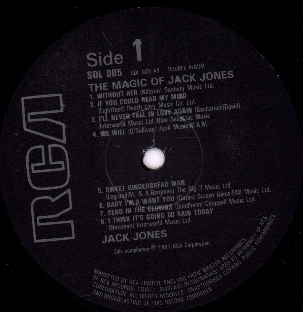 Jack Jones - Magic Of - Double Lp