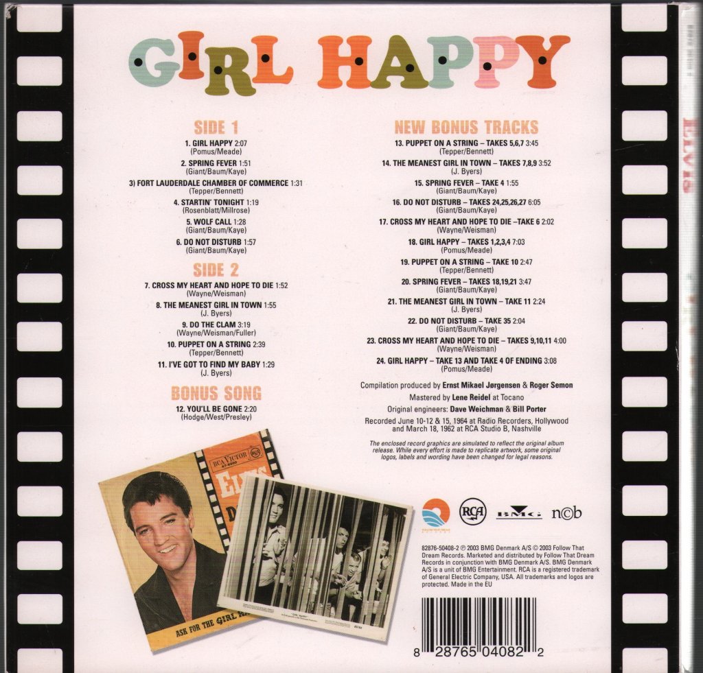 Elvis Presley - Girl Happy - Cd Set
