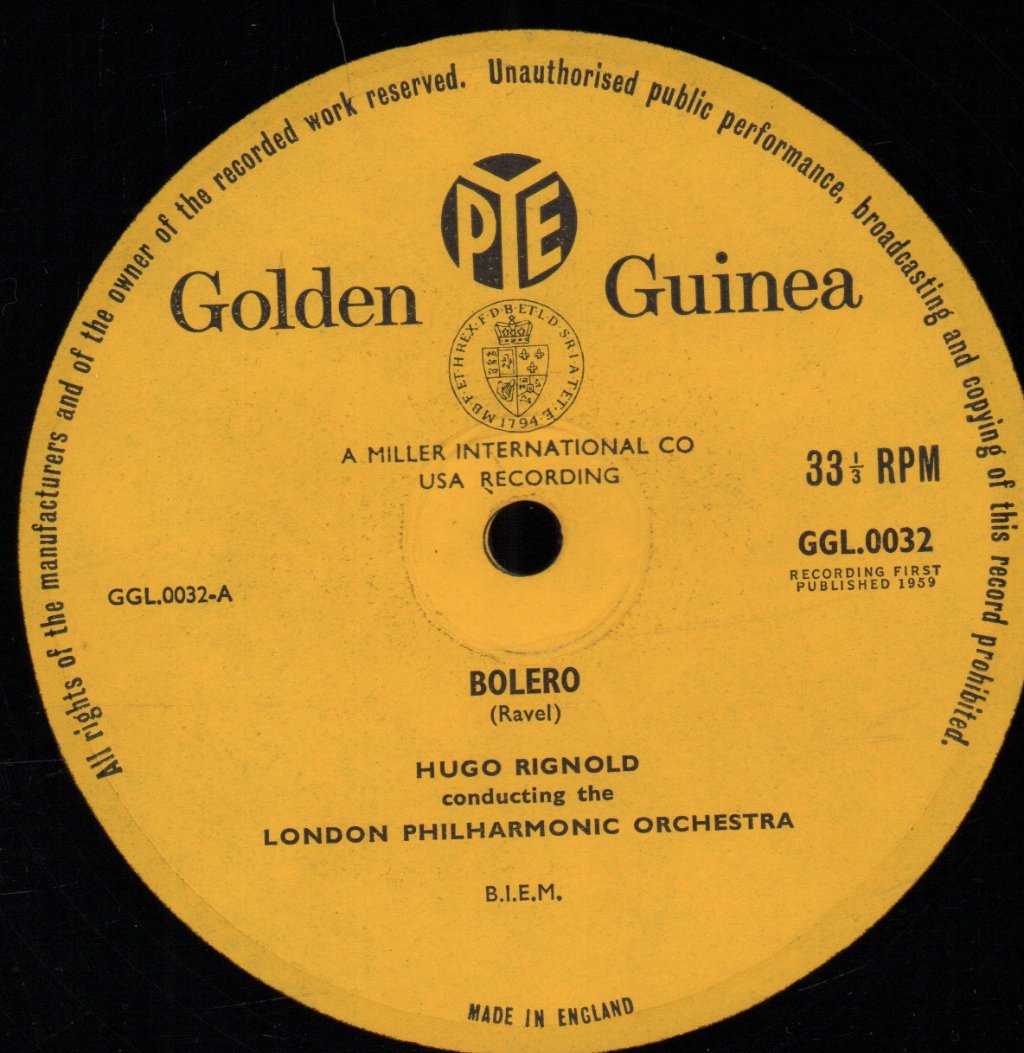 Hugo Rignold - Bolero - Lp