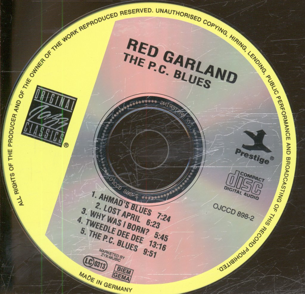 Red Garland - P.C. Blues - Cd