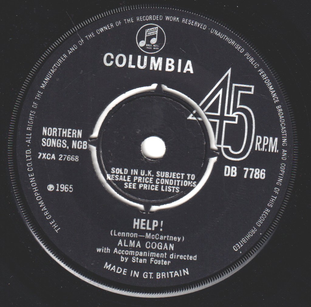 Alma Cogan - Eight Days A Week - 7 Inch