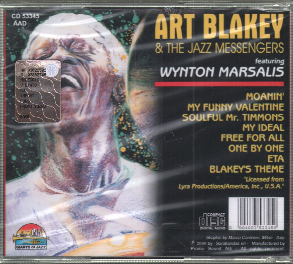 Art Blakey & The Jazz Messengers - Immortal Concerts: Art Blakey And The Jazz Messengers - Cd