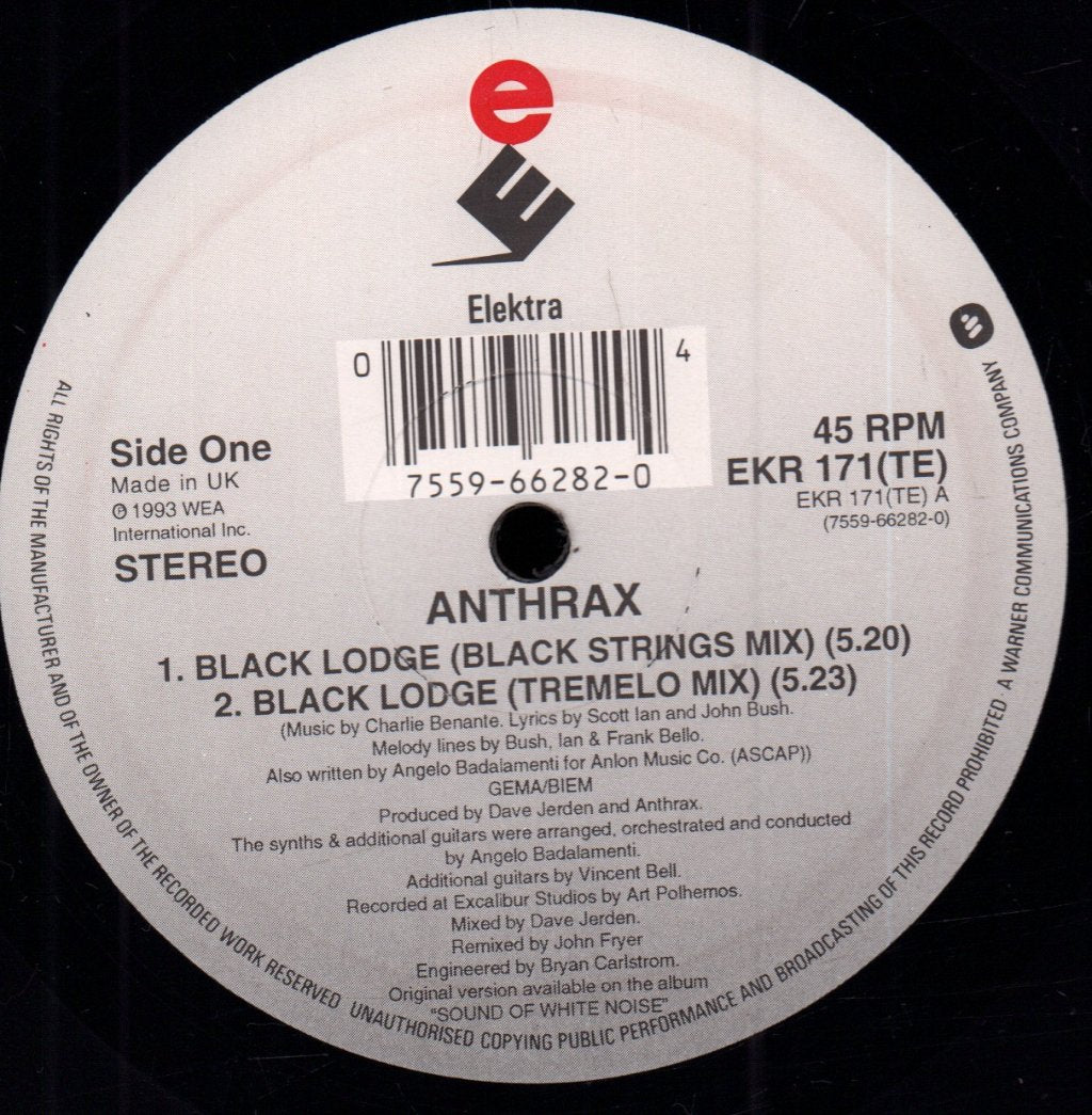 Anthrax (Metal Group) - Black Lodge - 10 Inch