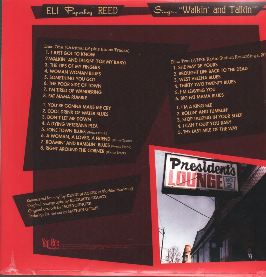 Eli Paperboy Reed - Sings Walkin' and Talkin' and Other Smash Hits! - Double Lp