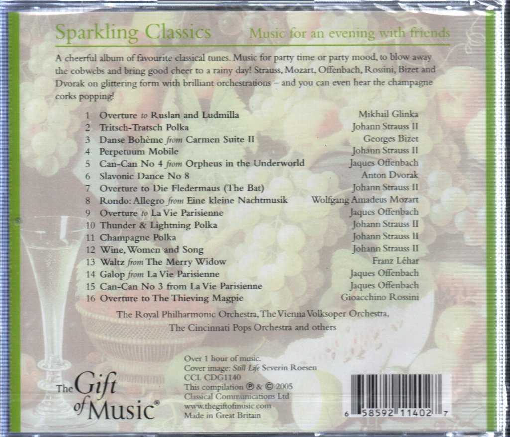 Various Artists - Sparkling Classics Music For An Evening With Friends - Cd