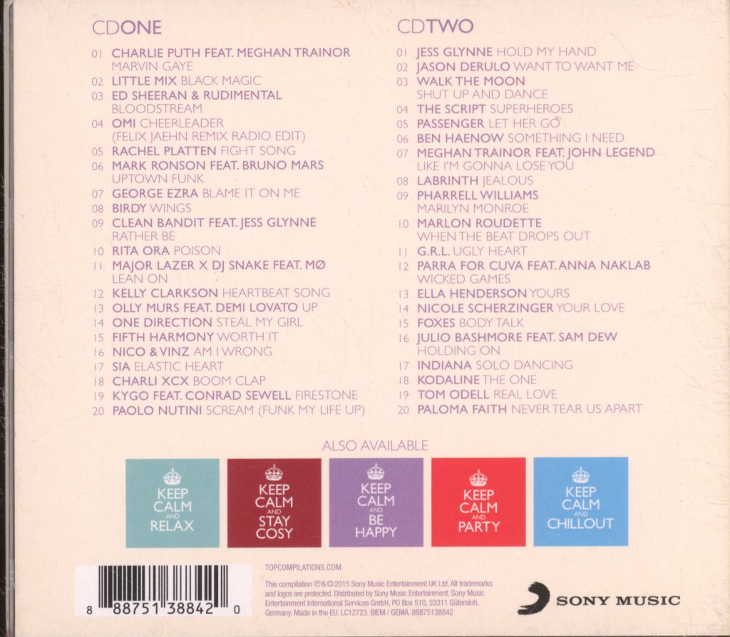 Various Artists - Keep Calm And Unwind - Double Cd