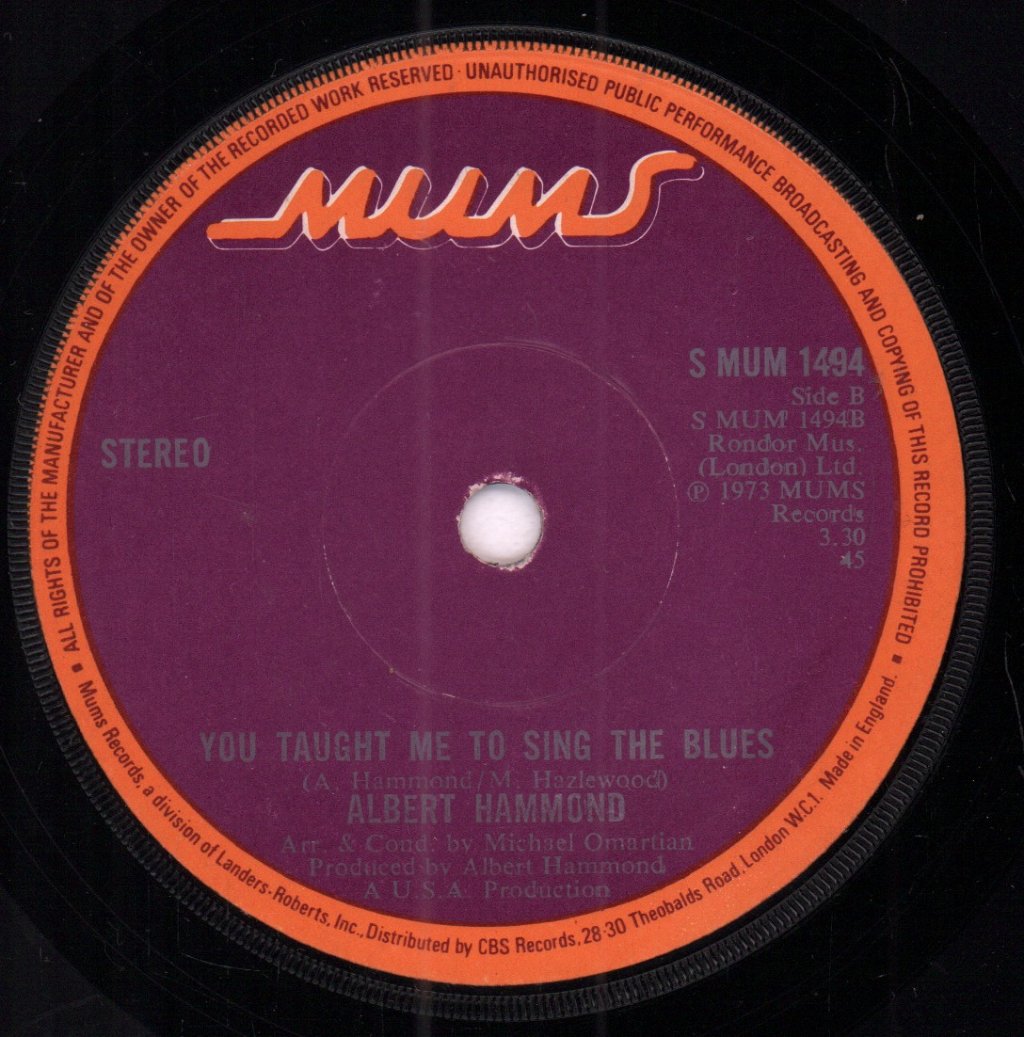 Albert Hammond - Free Electric Band - 7 Inch