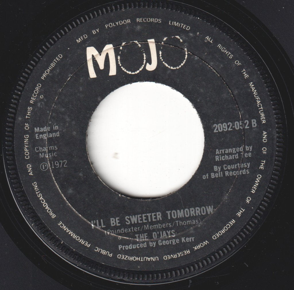 O'Jays - I Dig Your Act - 7 Inch