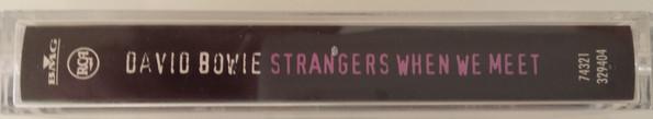 David Bowie - Strangers When We Meet / The Man Who Sold The World (Live) - Cassette