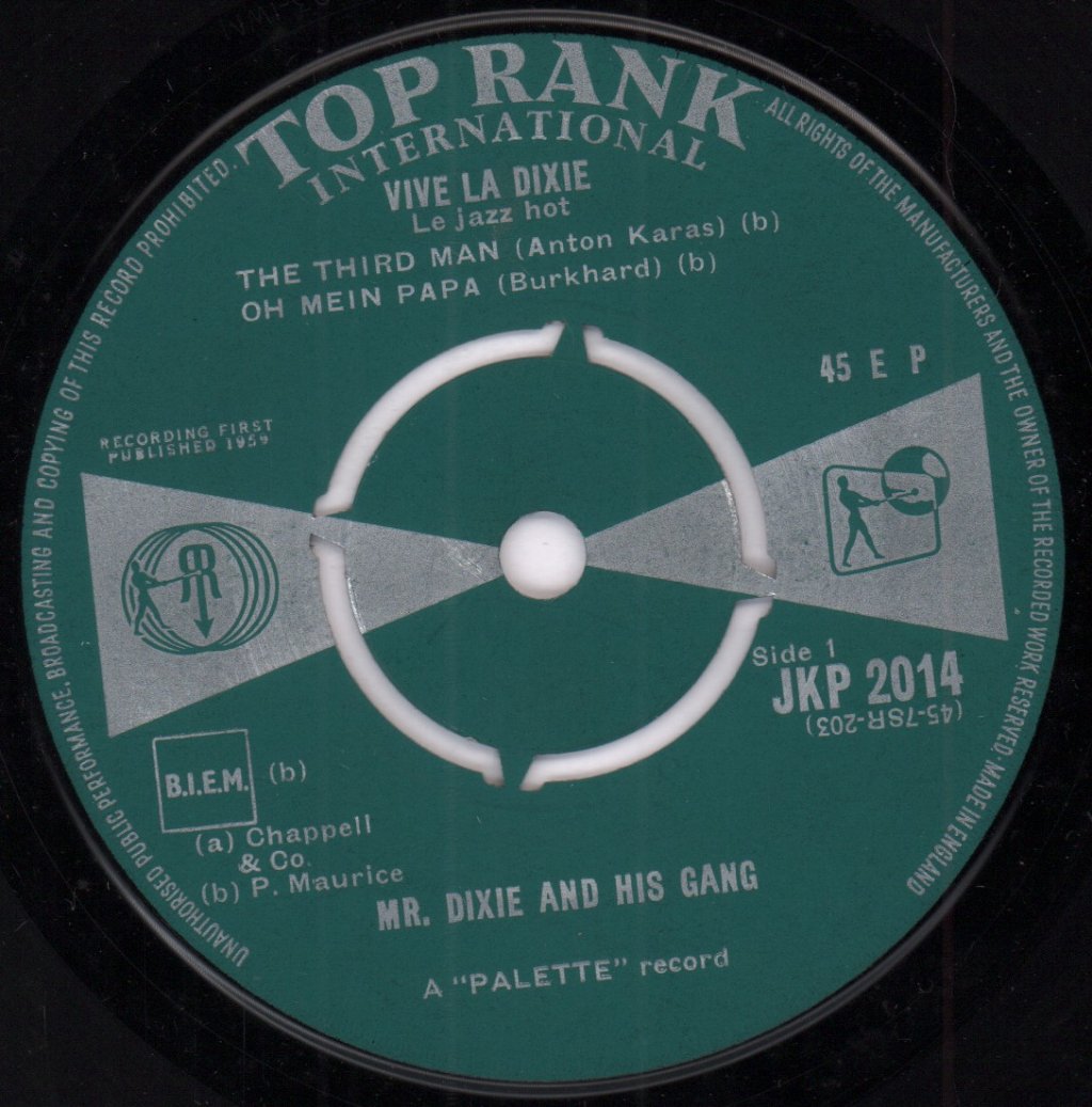 mr. dixie and his gang - vive la dixie - 7 Inch