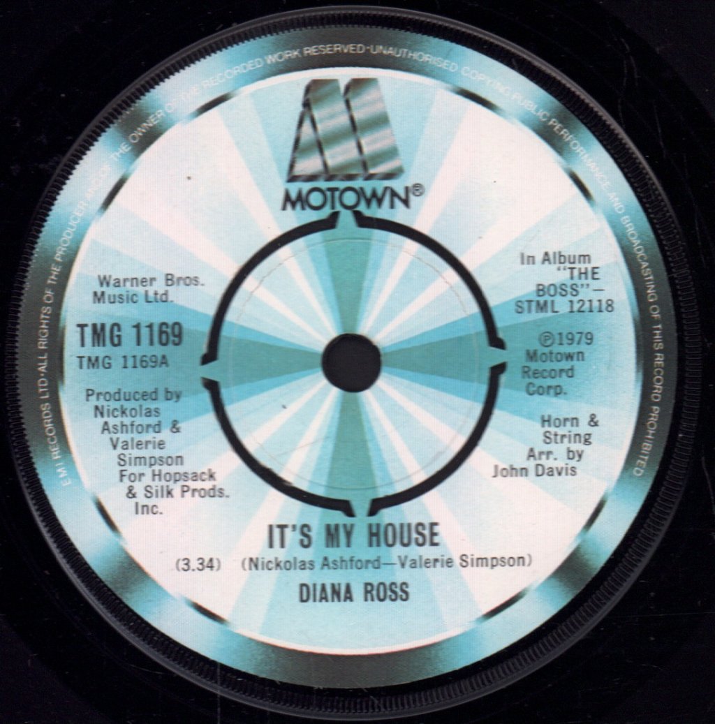 Diana Ross - It's My House - 7 Inch