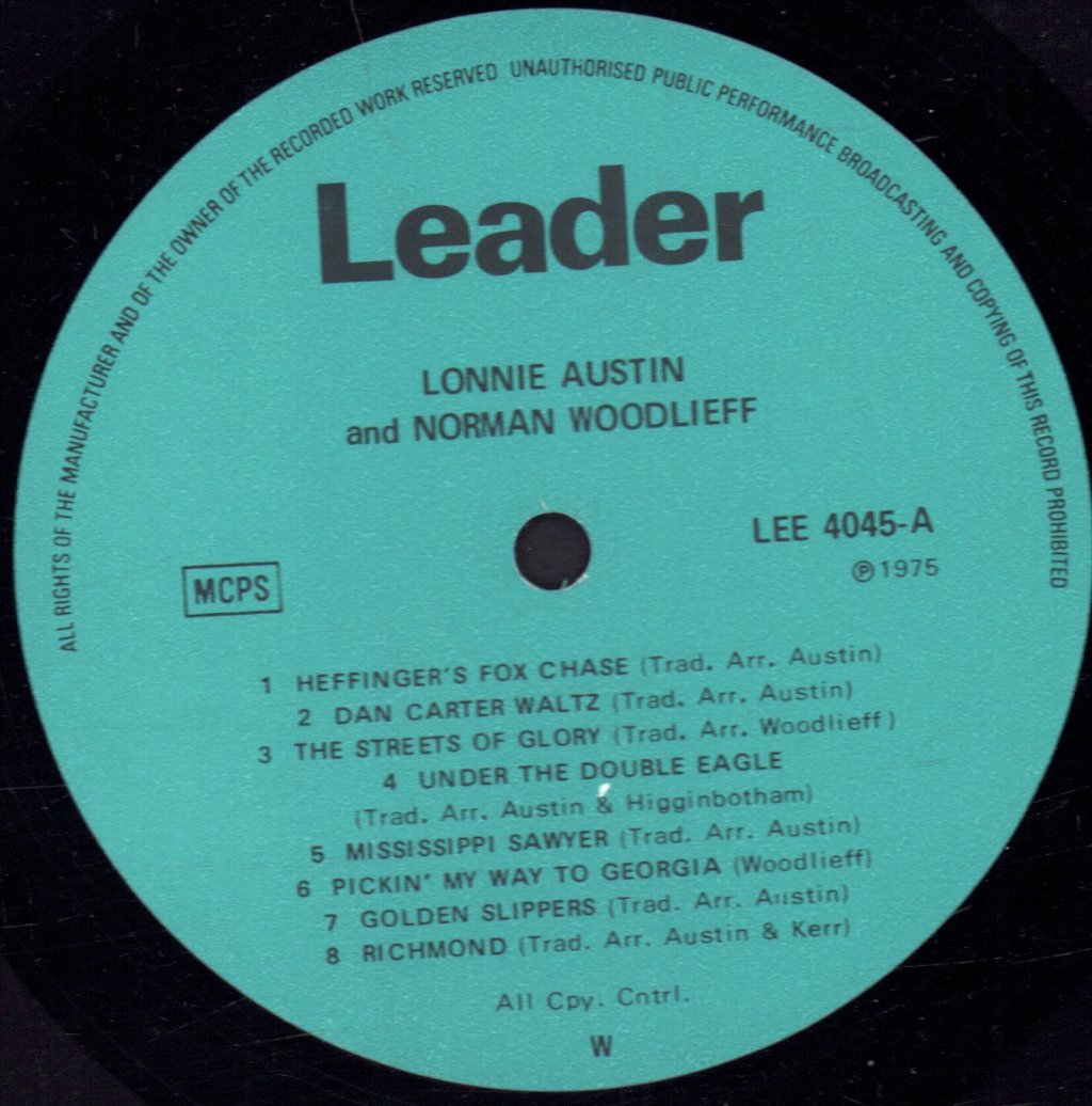 Lonnie Austin And Norman Woodlieff - Lonnie Austin And Norman Woodlieff - Lp