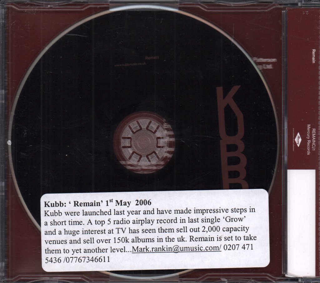 Kubb - Remain - Cd