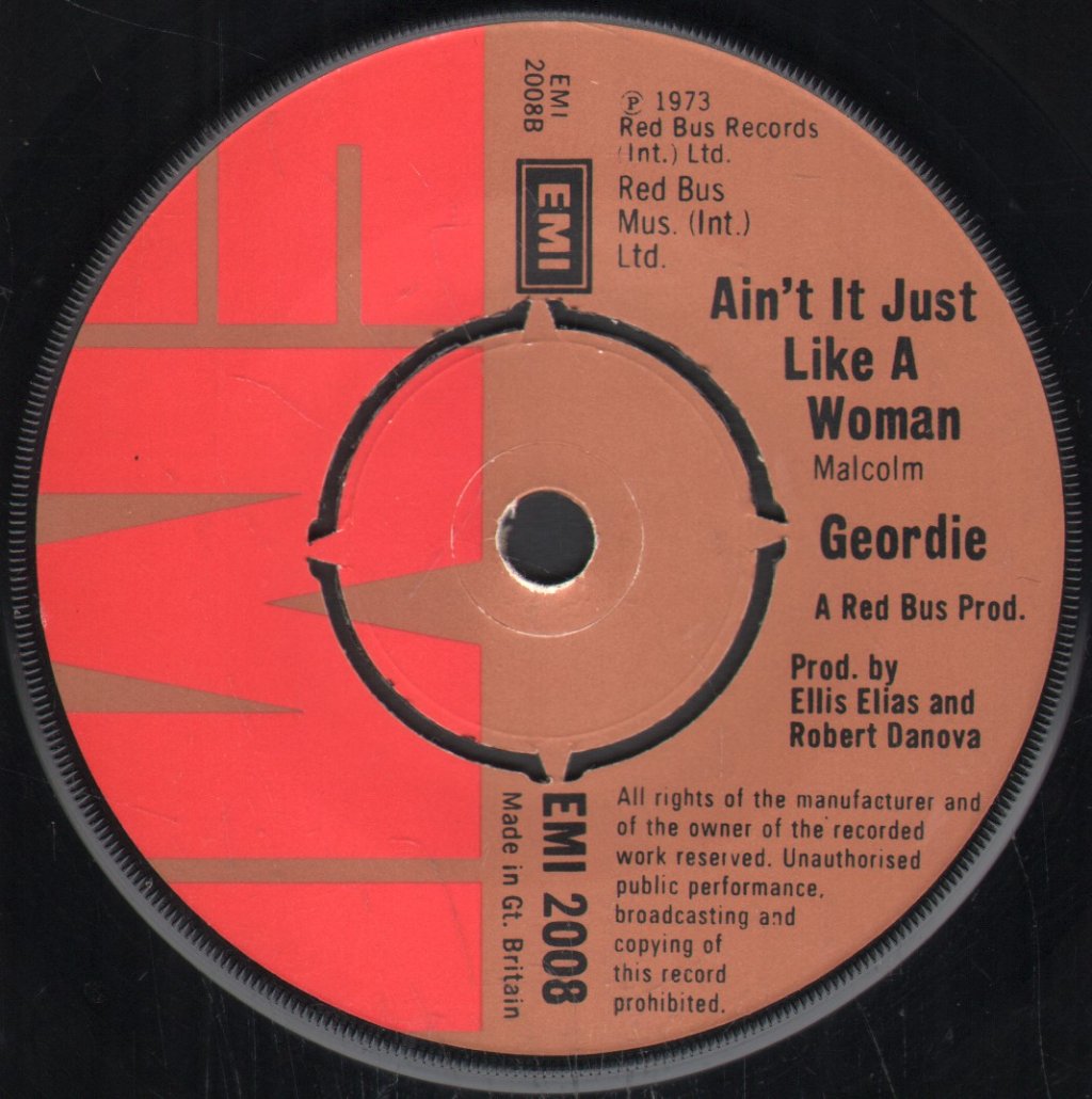 Geordie - All Because Of You - 7 Inch