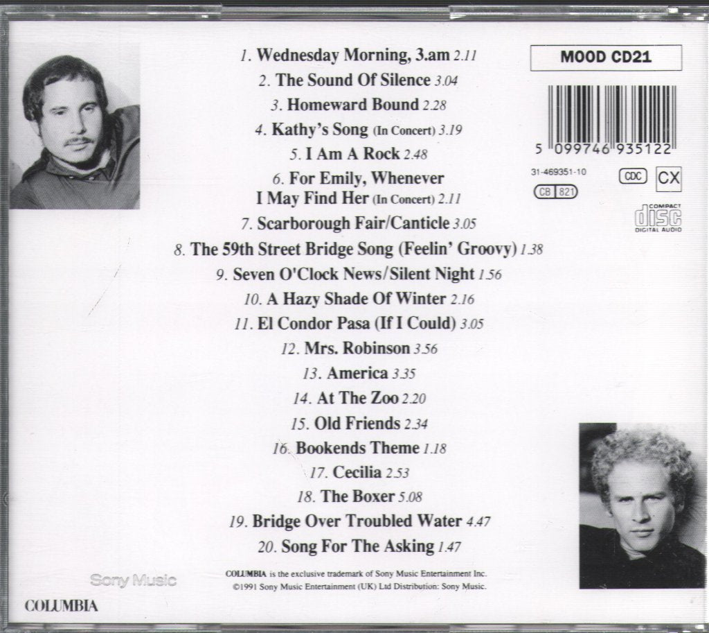 Simon And Garfunkel - Definitive - Cd