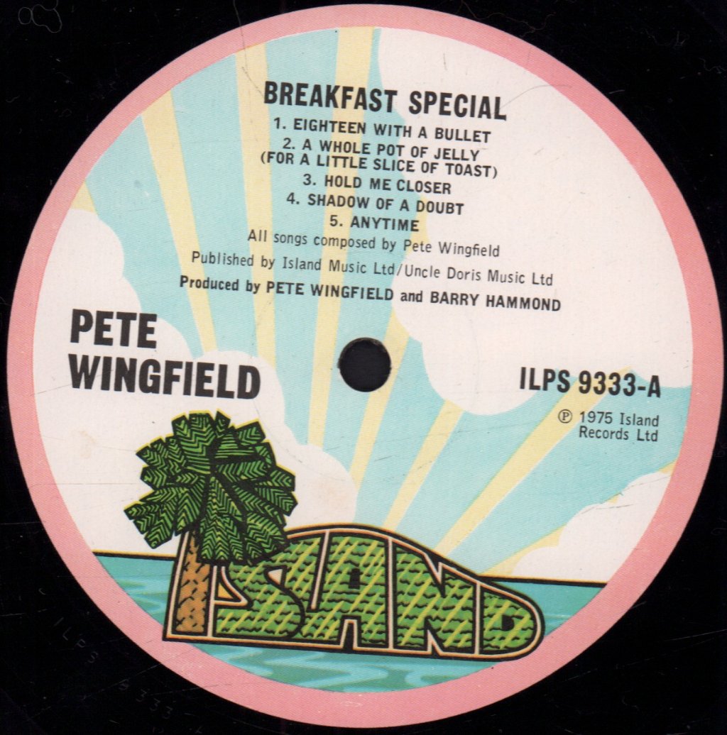 Pete Wingfield - Breakfast Special - Lp