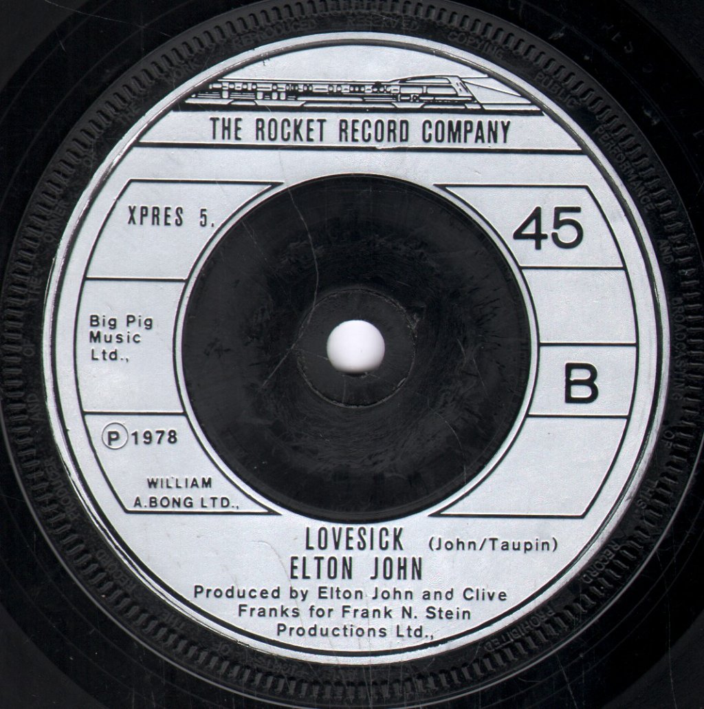 Elton John - Song For Guy - 7 Inch