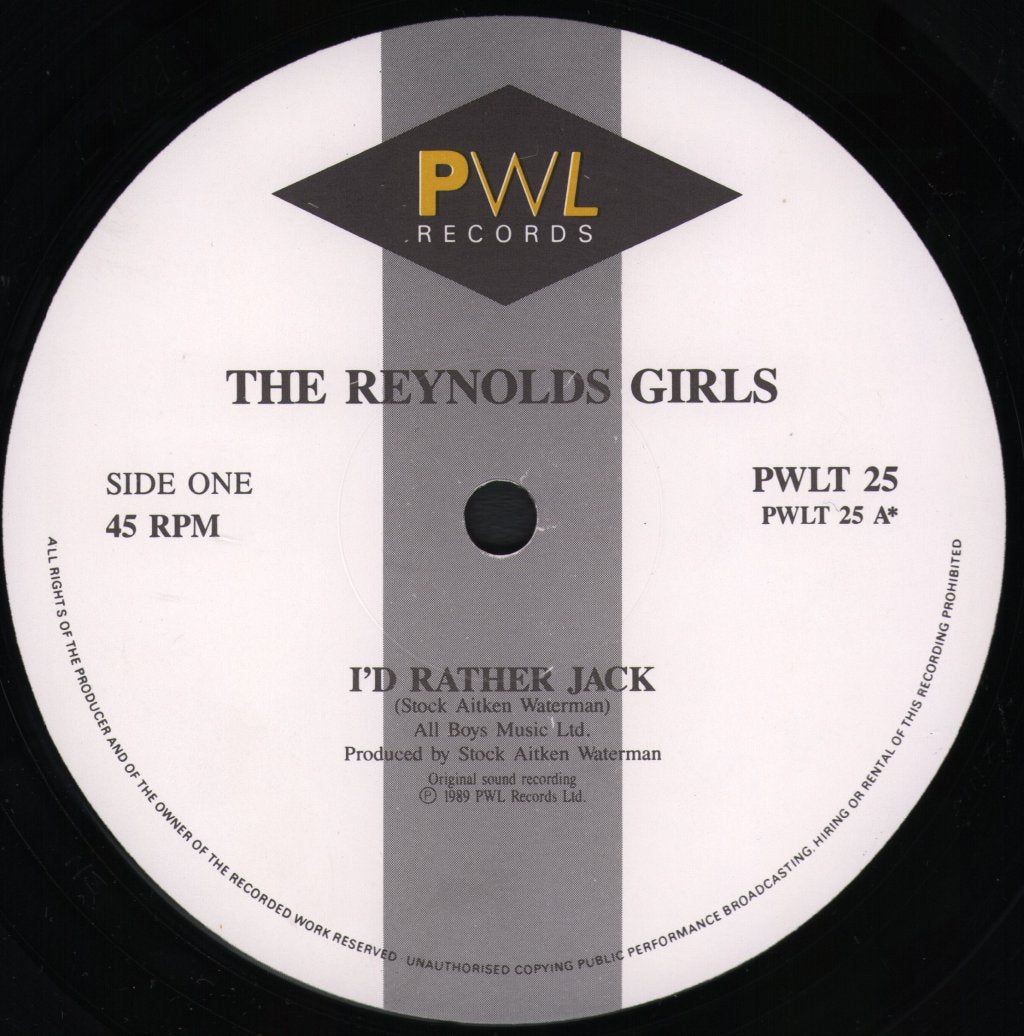 Reynolds Girls - I'd Rather Jack - 12 Inch