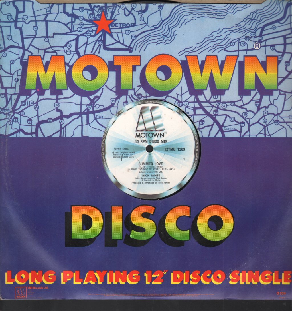 Rick James - Summer Love - 12 Inch
