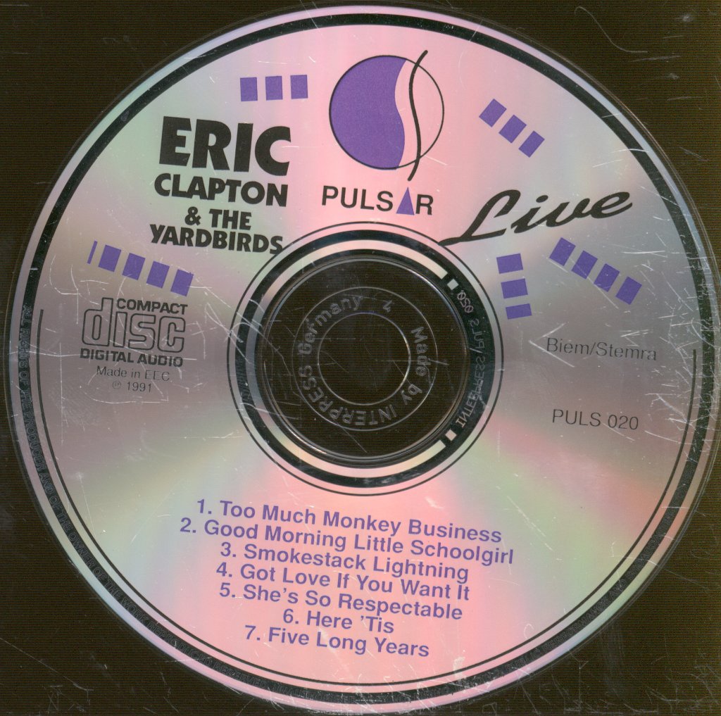 Eric Clapton - Live - Cd