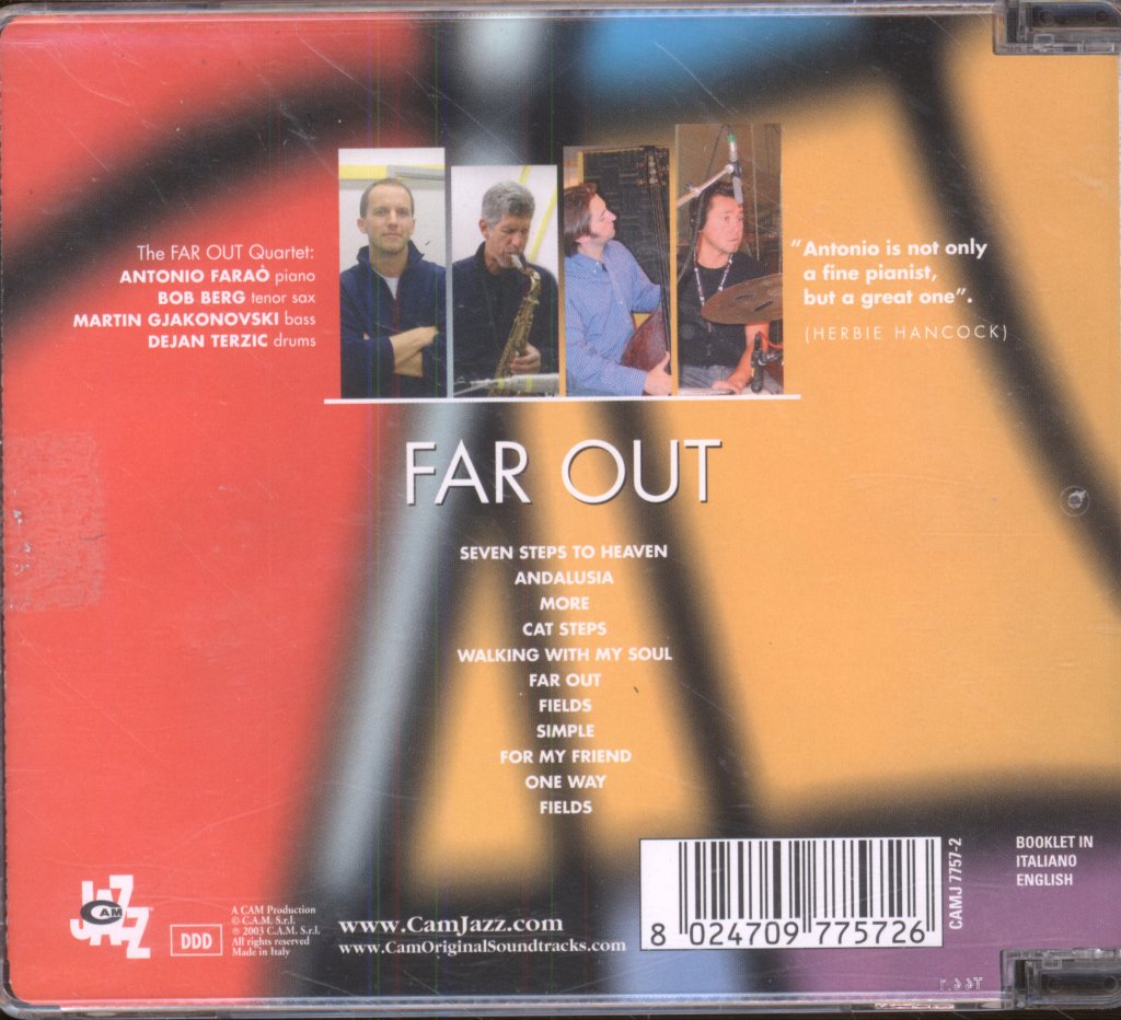 Antonio Faraò, Bob Berg, Martin Gjakonovski, Dejan Terzic - Far Out - Cd