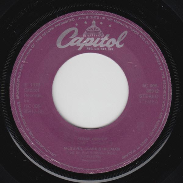McGuinn, Clark & Hillman - Backstage Pass - 7 Inch