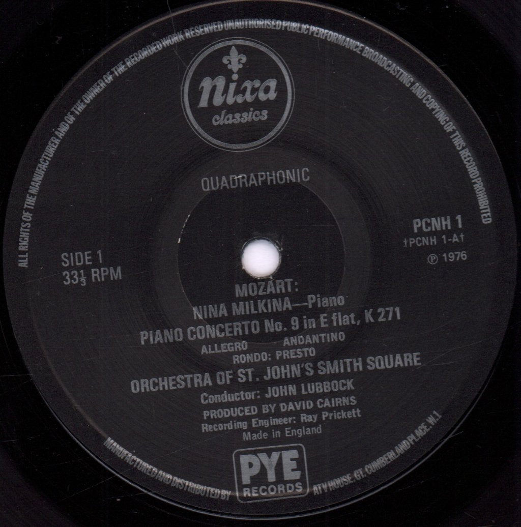 Wolfgang Amadeus Mozart - Piano Concerto No. 9 K271; No.21 K467 - Lp