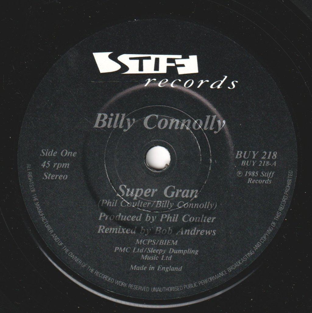 Billy Connolly - Super Gran - 7 Inch