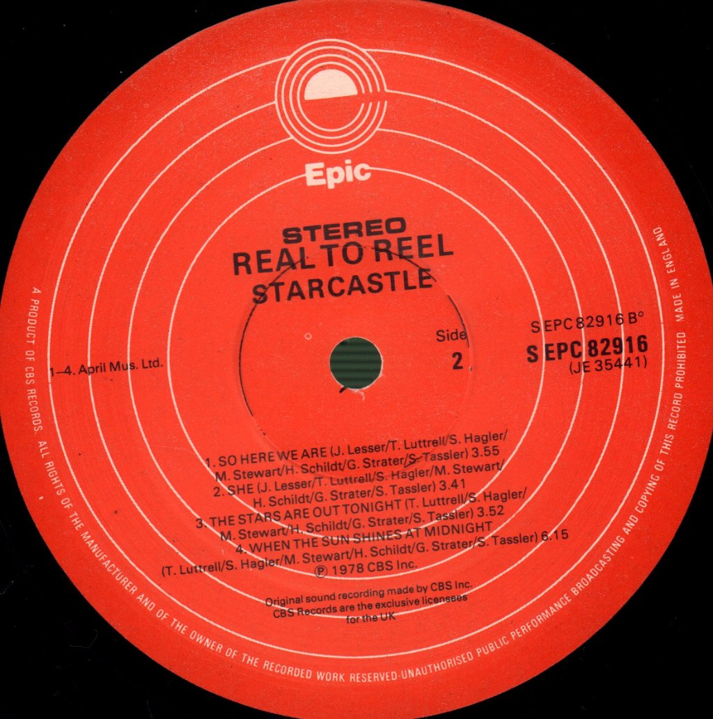 Starcastle - Real To Reel - Lp