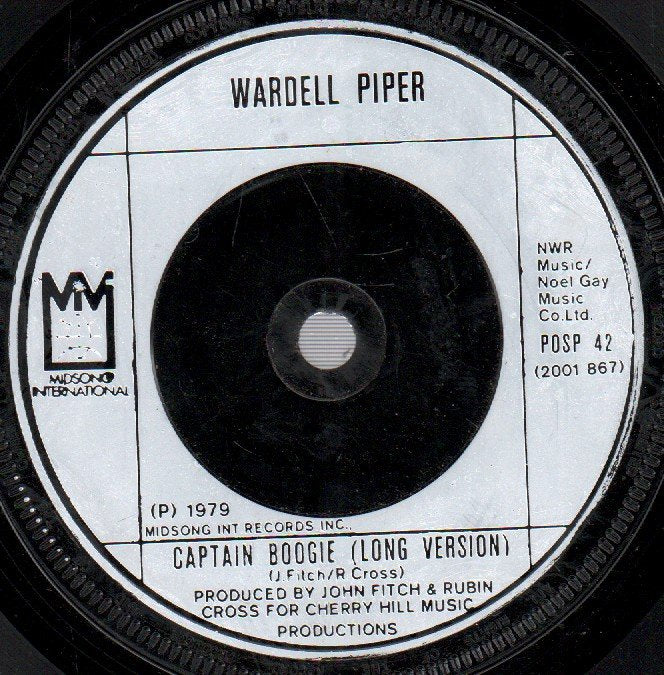Wardell Piper - Captain Boogie - 7 Inch