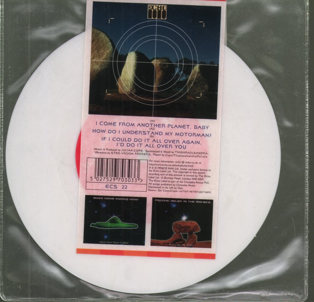 Julian Cope - I Come From Another Planet, Baby - 7 Inch