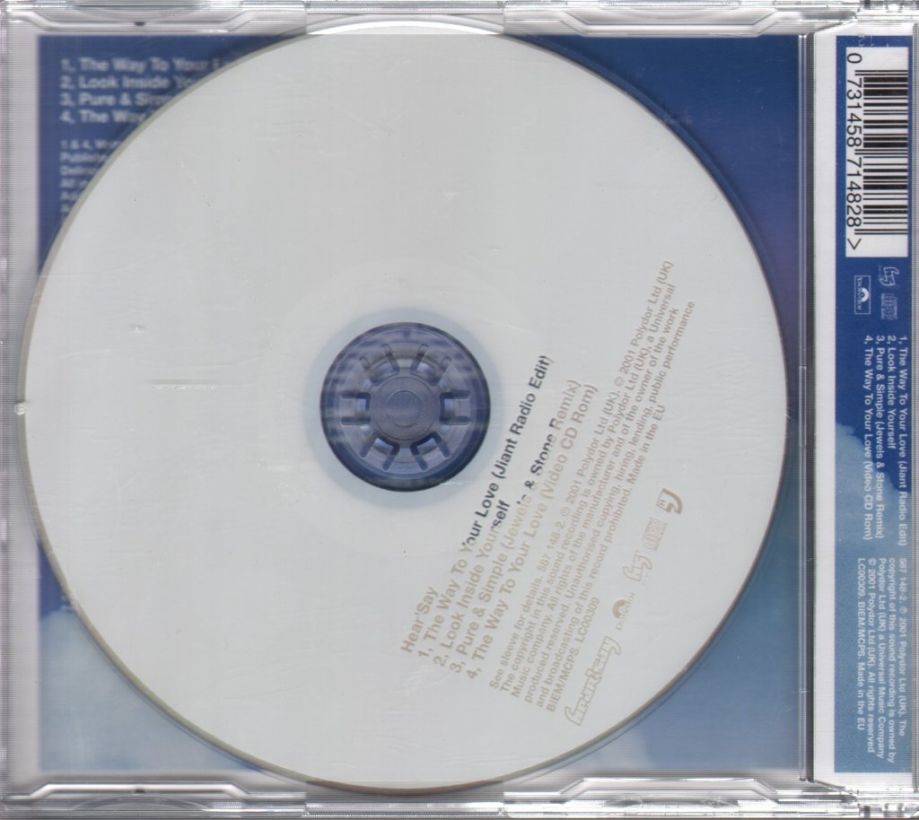 Hear Say - Way To Your Love - Cd